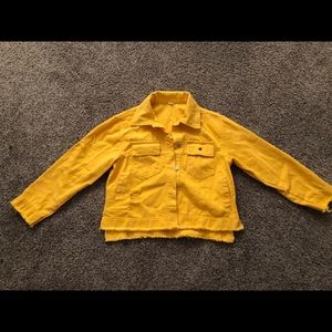 Yellow/Gold Denim Jacket
